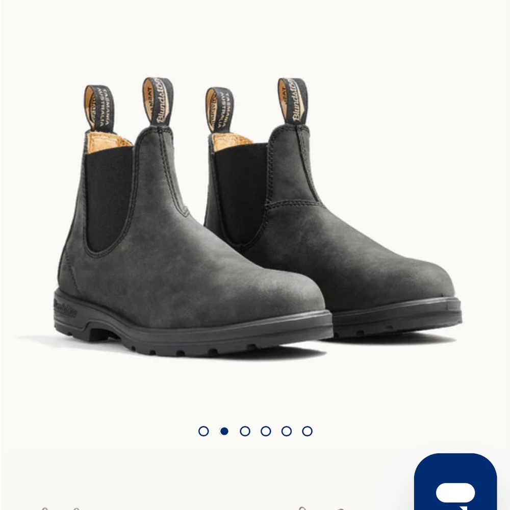 Blundstone Rustic Black Boots